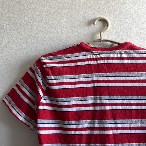 HUF T Shirt Small Red Striped - Picture 6 of 9